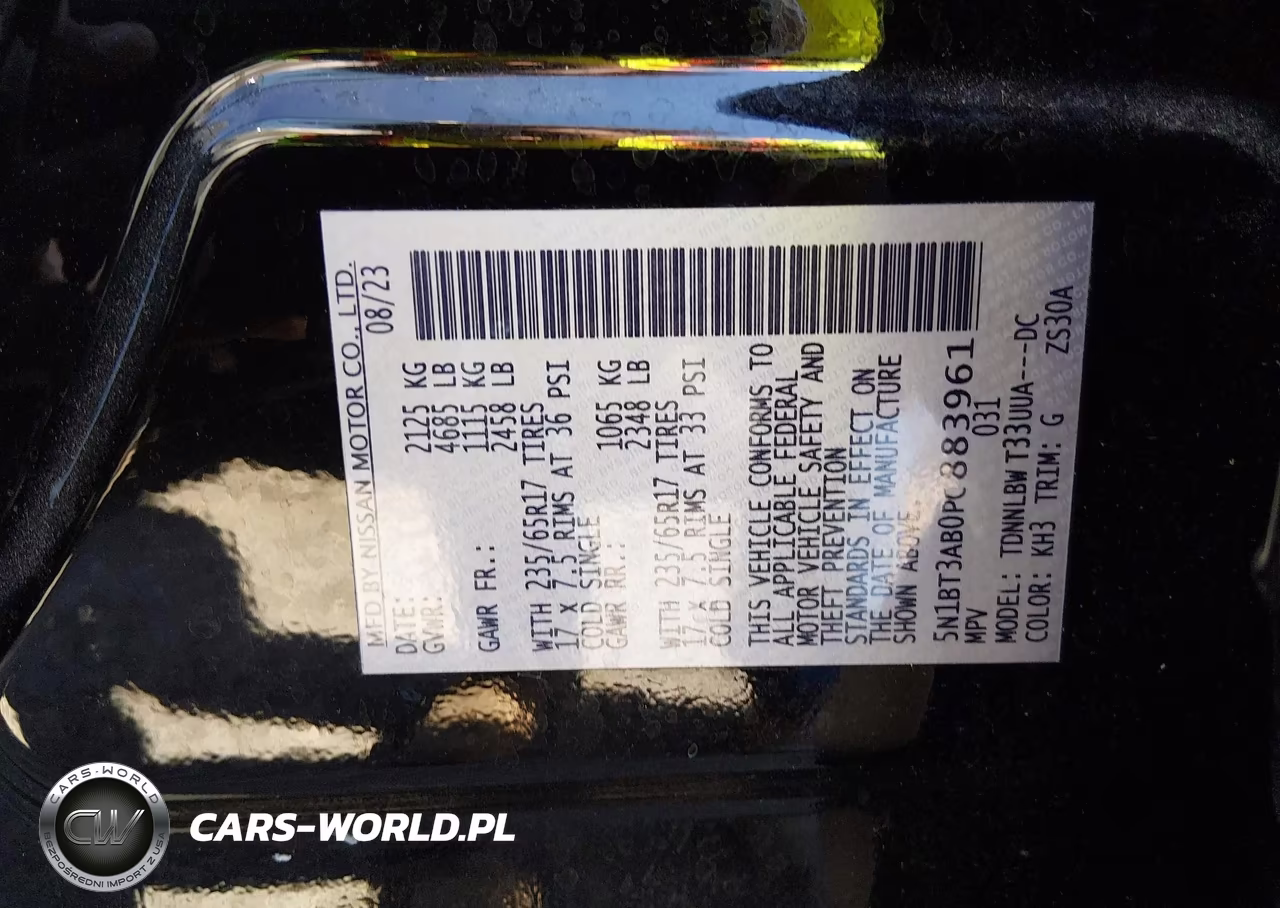 2023 Nissan Rogue S Intelligent Awd VIN:5N1BT3AB0PC883961 - 9