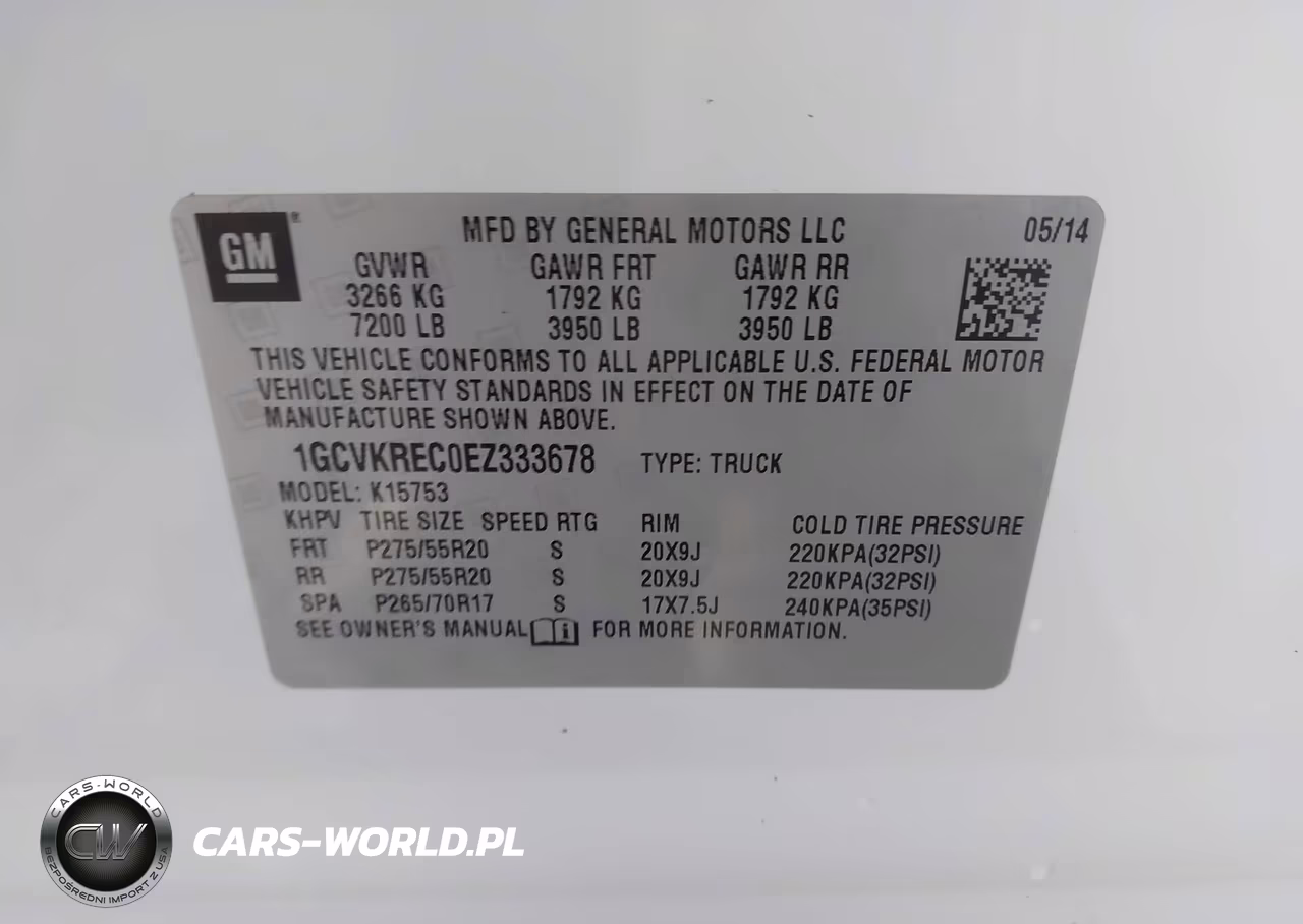2014 Chevrolet Silverado 1500 2Lt VIN:1GCVKREC0EZ333678 - 9