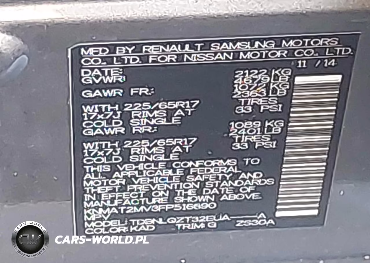 2015 Nissan Rogue Sv VIN:KNMAT2MV3FP516690 - 9