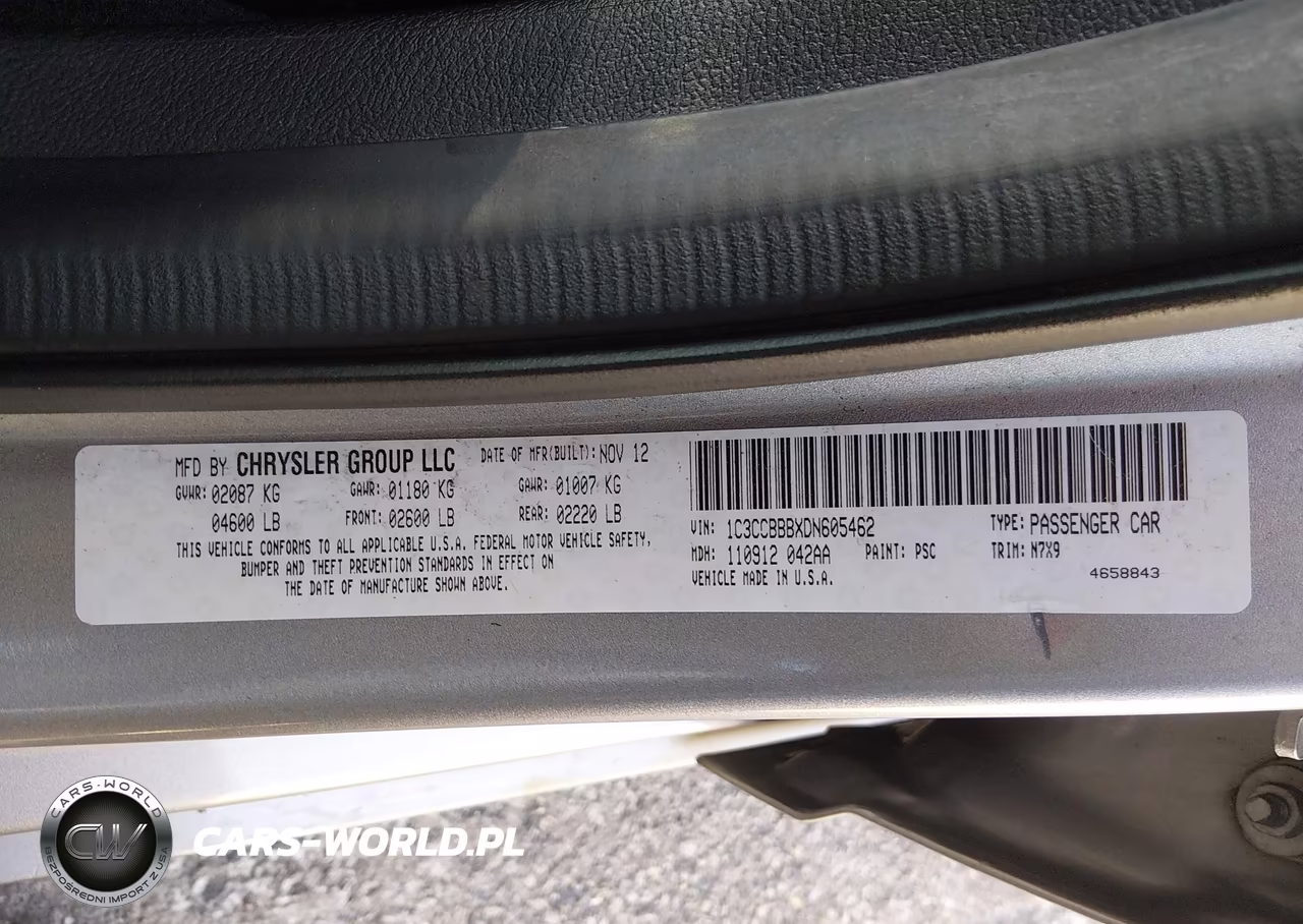 2013 Chrysler 200 Touring VIN:1C3CCBBBXDN605462 - 9