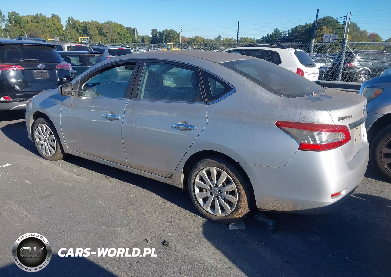 2014 Nissan Sentra Fe+ S-Fe+ Sv-S-Sl-Sr-Sv VIN:3N1AB7AP6EL658597 - 3