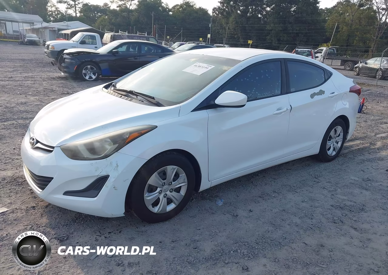 2016 Hyundai Elantra Se VIN:5NPDH4AE6GH690653 - 2