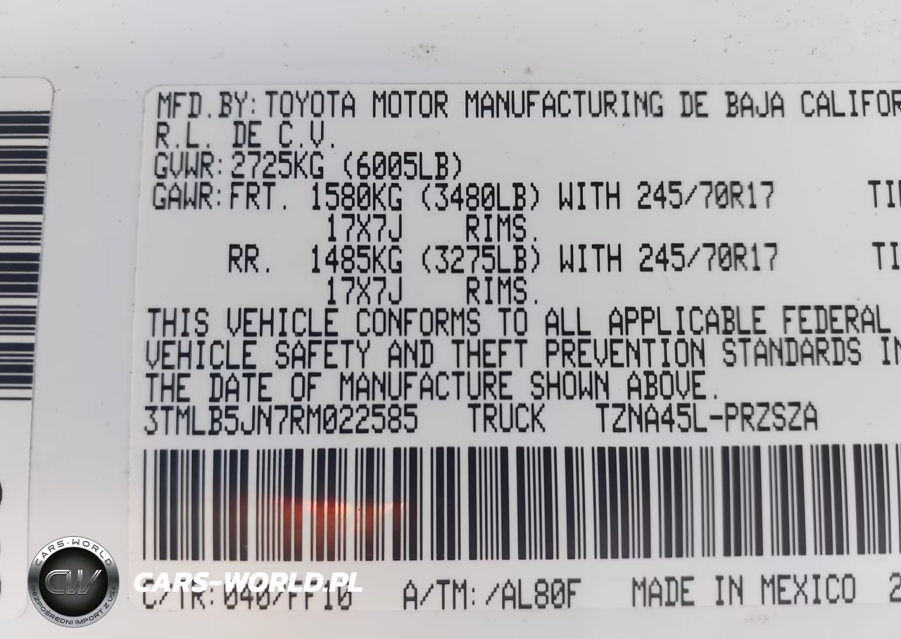 2024 Toyota Tacoma Sr5 VIN:3TMLB5JN7RM022585 - 9