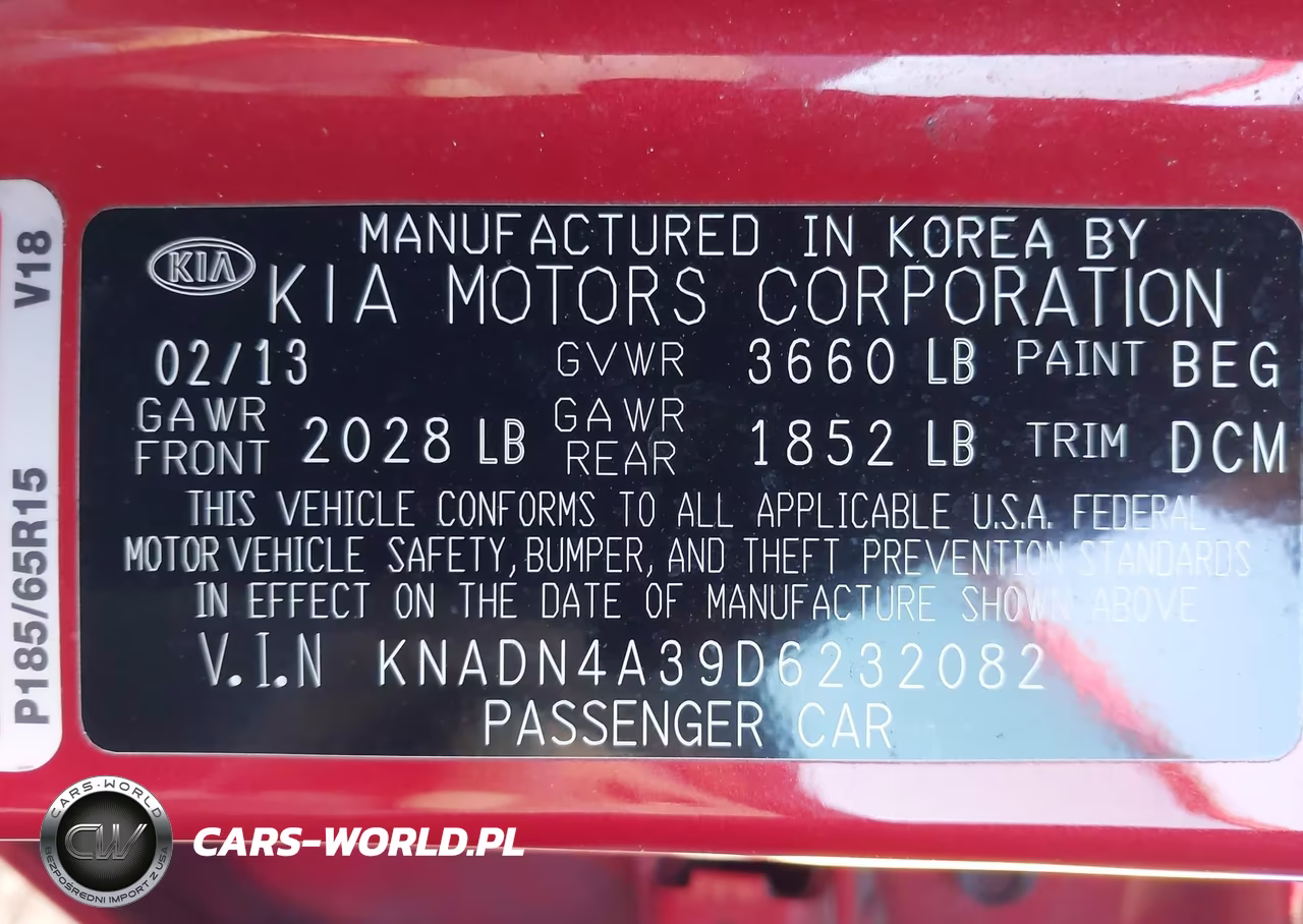 2013 Kia Rio Ex VIN:KNADN4A39D6232082 - 9