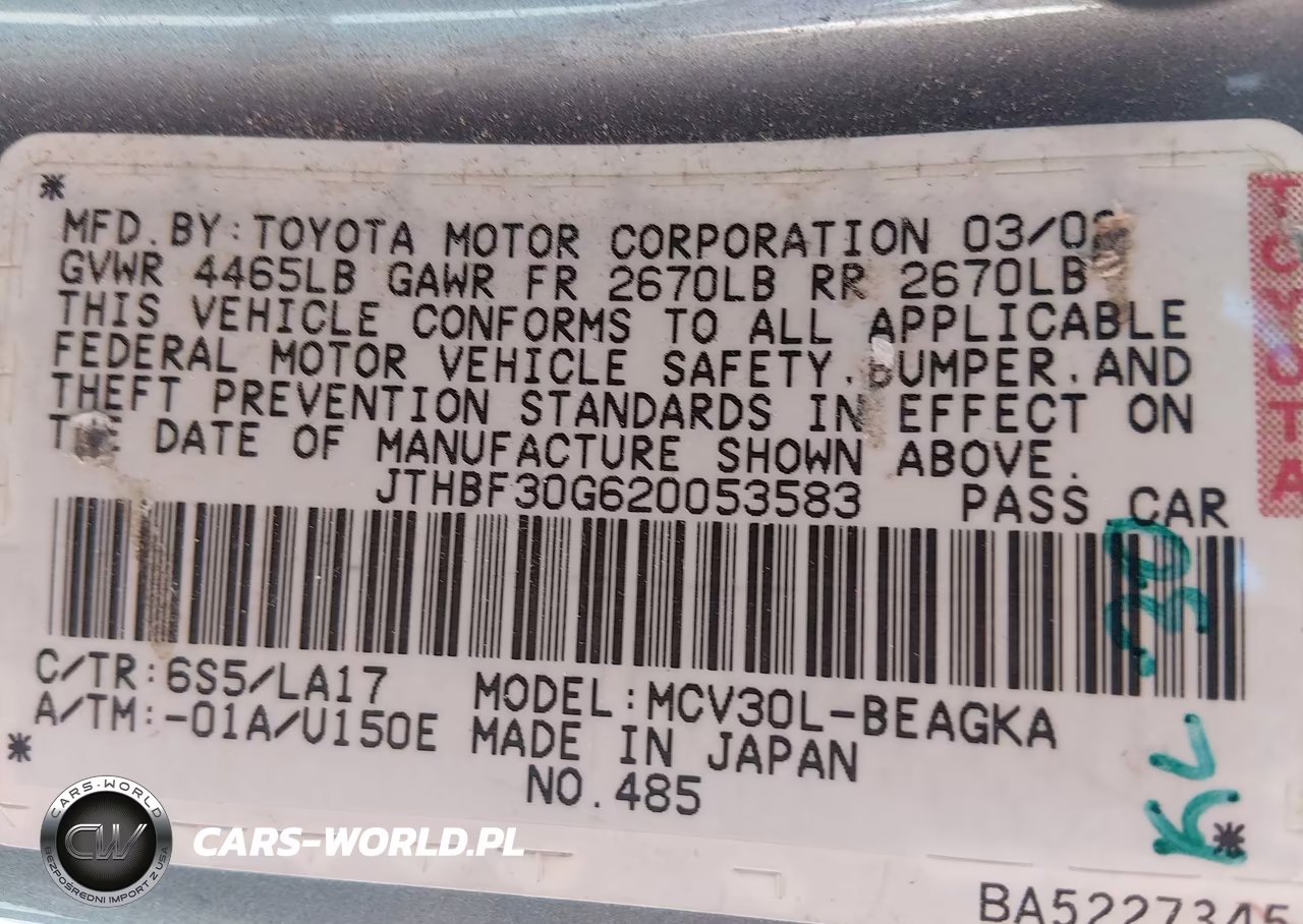 2002 Lexus Es 300 VIN:JTHBF30G620053583 - 9