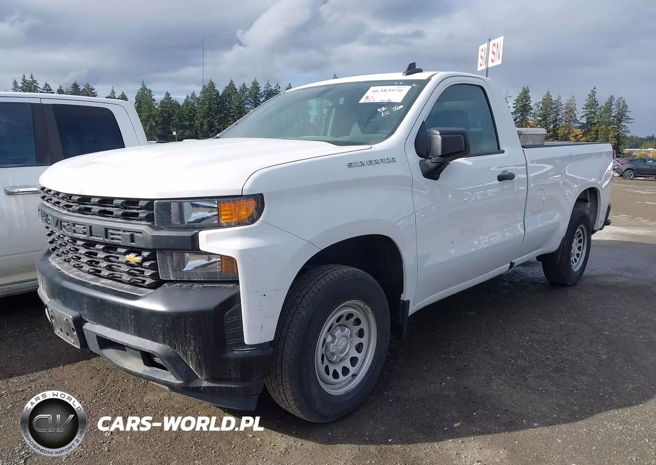 2021 Chevrolet Silverado 1500 2Wd Long Bed Wt VIN:3GCNWAEK7MG276908 - 2