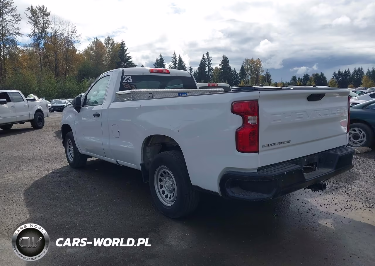 2021 Chevrolet Silverado 1500 2Wd Long Bed Wt VIN:3GCNWAEK7MG276908 - 3