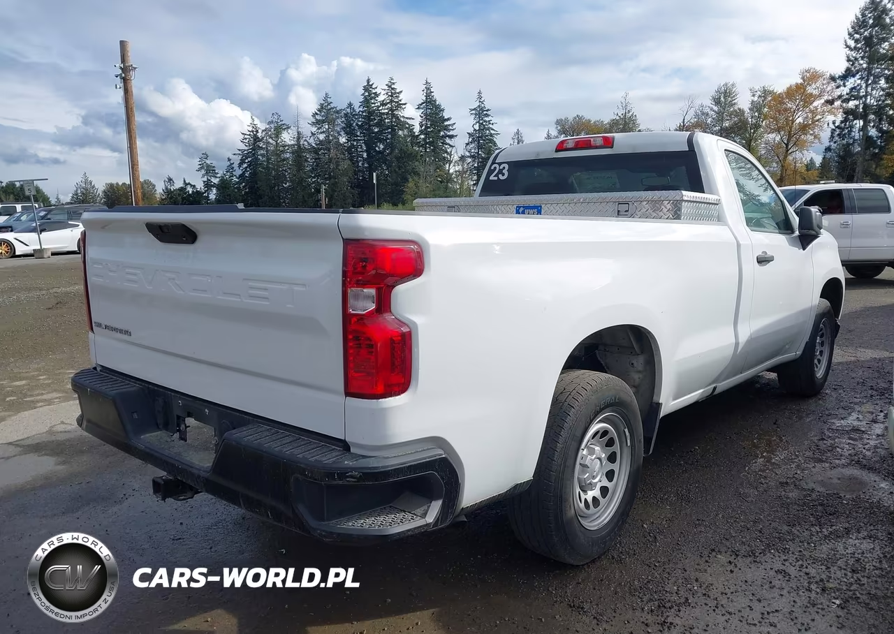 2021 Chevrolet Silverado 1500 2Wd Long Bed Wt VIN:3GCNWAEK7MG276908 - 4