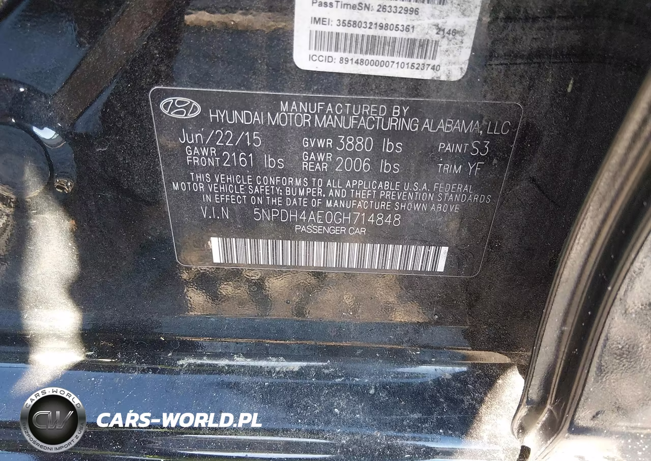 2016 Hyundai Elantra Se VIN:5NPDH4AE0GH714848 - 9