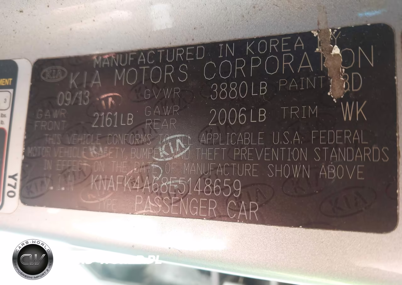 2014 Kia Forte Lx VIN:KNAFK4A68E5148659 - 9