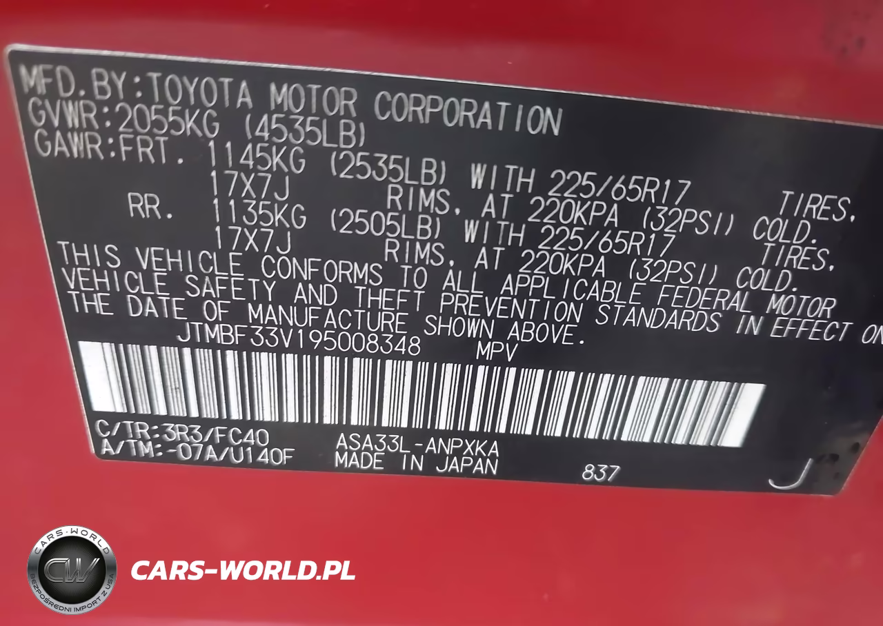 2009 Toyota Rav4 VIN:JTMBF33V195008348 - 9