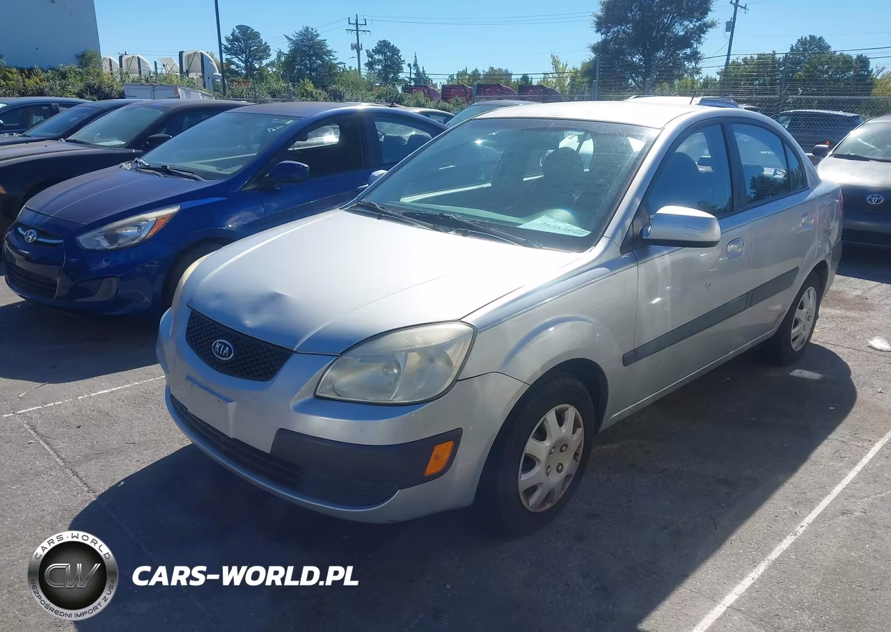 2007 Kia Rio Lx VIN:KNADE123976190014 - 2