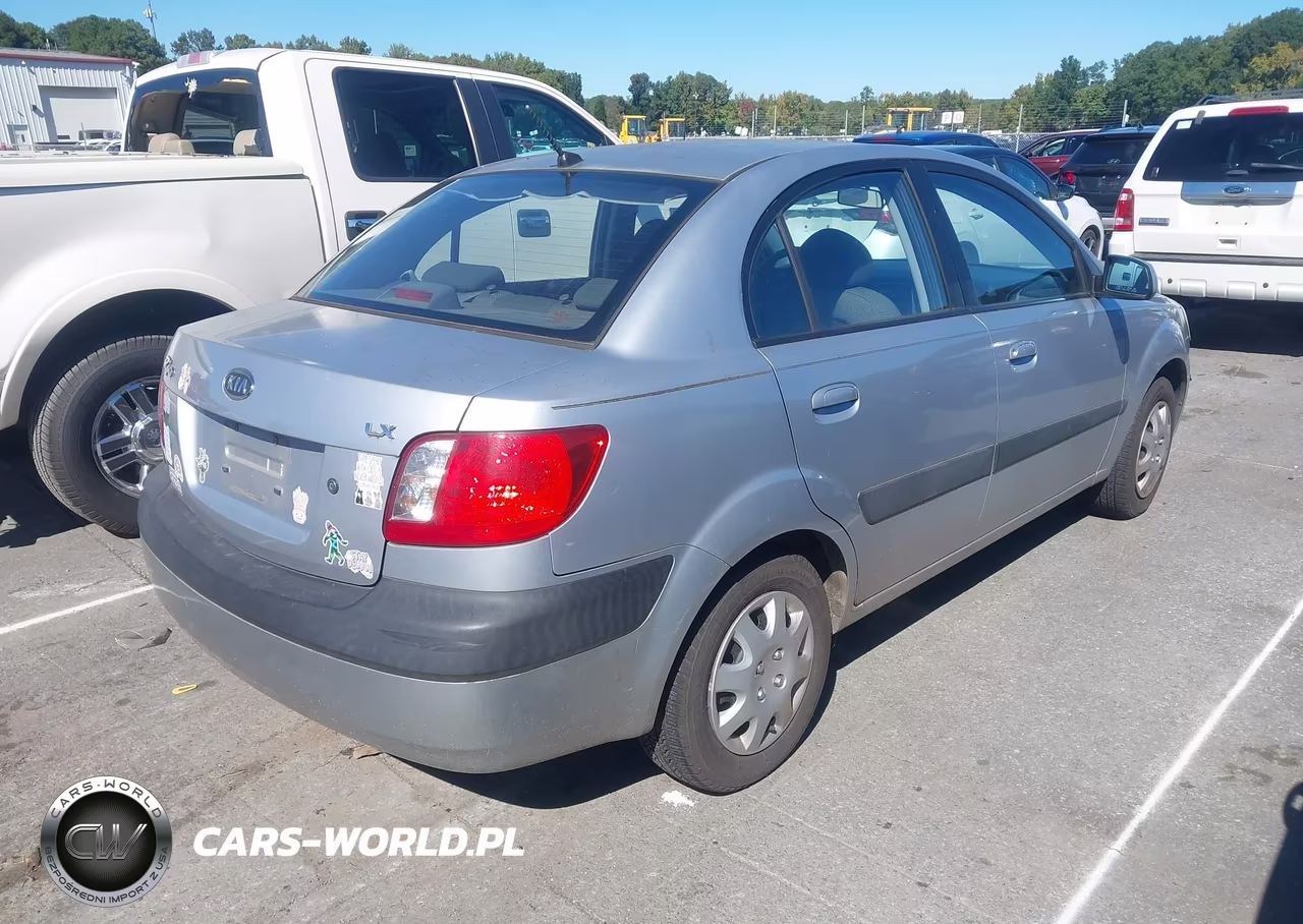 2007 Kia Rio Lx VIN:KNADE123976190014 - 4