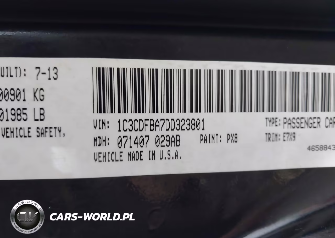 2013 Dodge Dart Sxt VIN:1C3CDFBA7DD323801 - 9