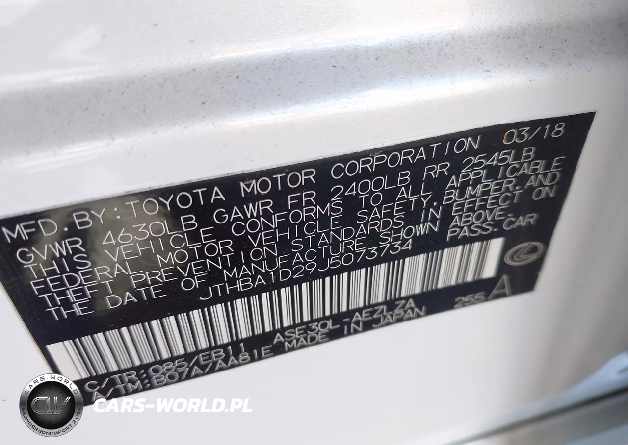 2018 Lexus Is 300 VIN:JTHBA1D29J5073734 - 9