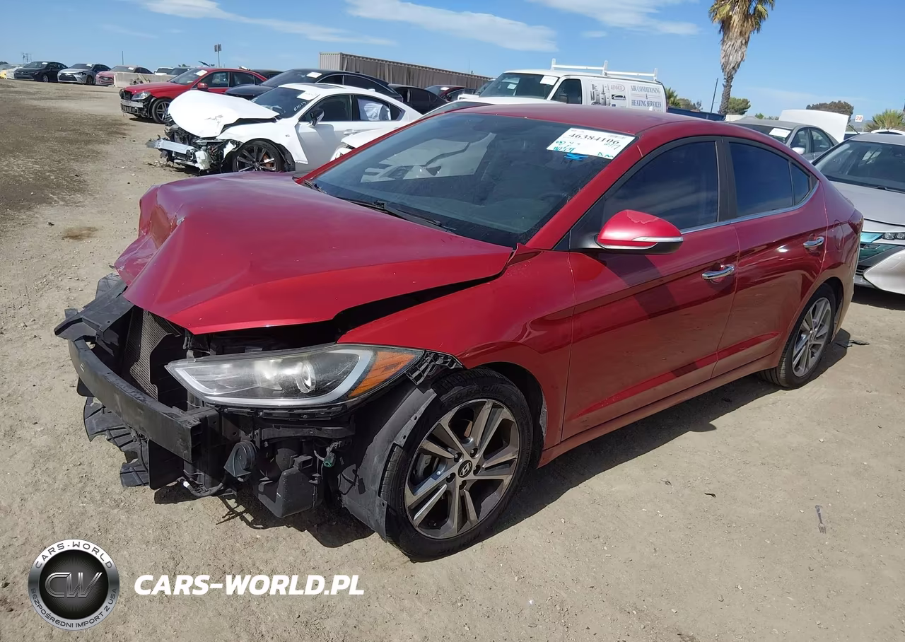 2017 Hyundai Elantra Limited VIN:KMHD84LF1HU263230 - 2
