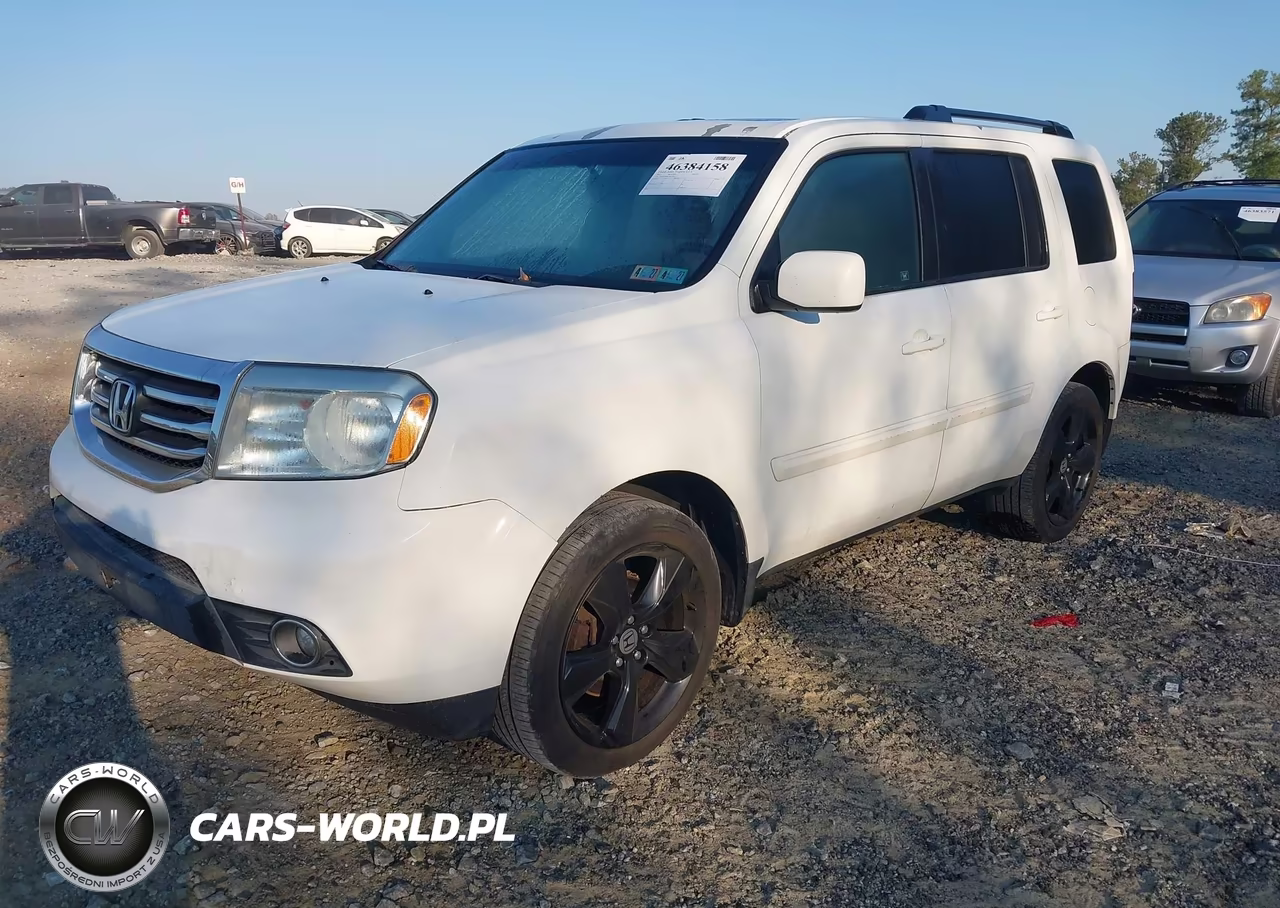 2012 Honda Pilot Ex-L VIN:5FNYF4H50CB075425 - 2
