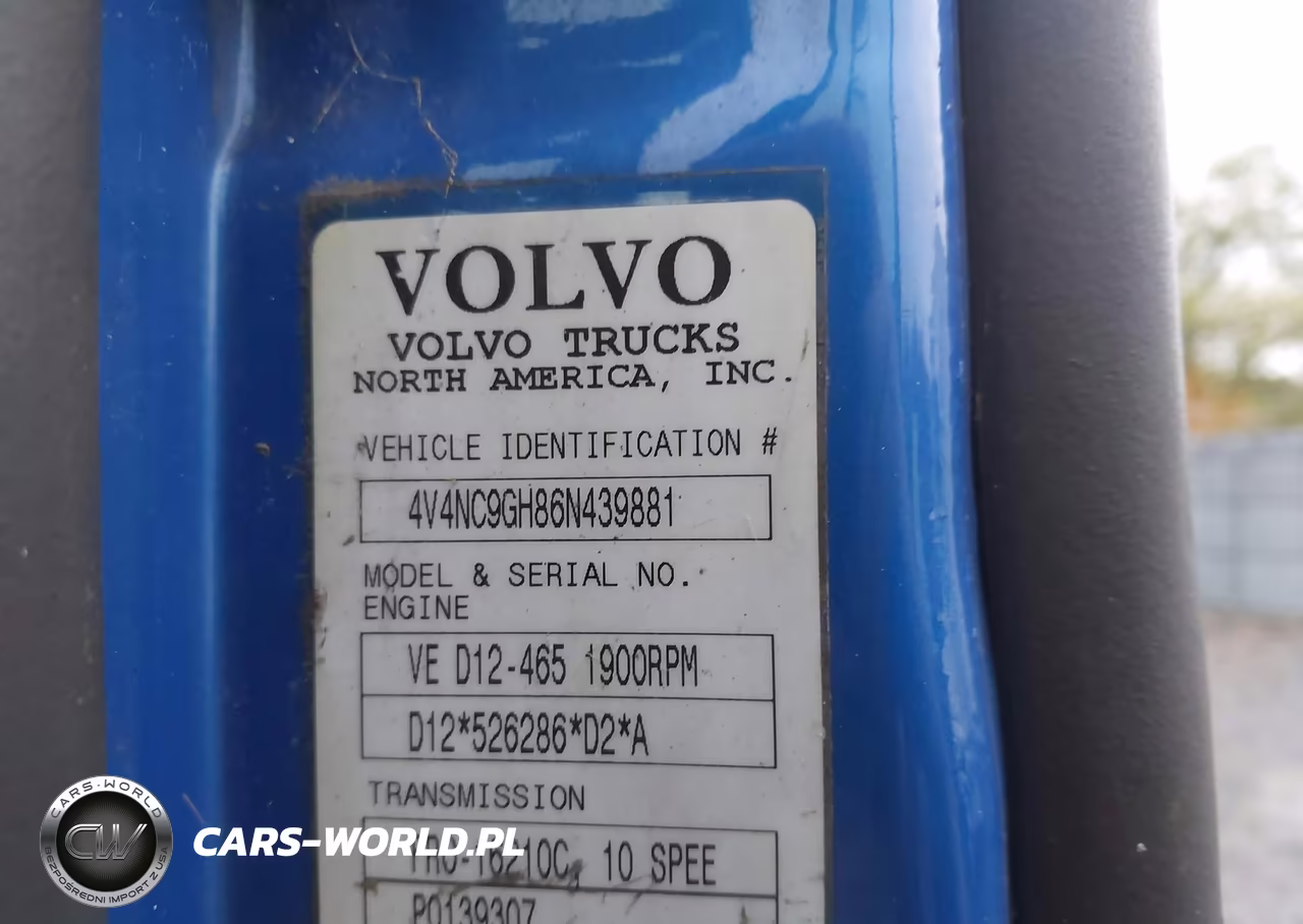 2006 Volvo Vn Vnl VIN:4V4NC9GH86N439881 - 8