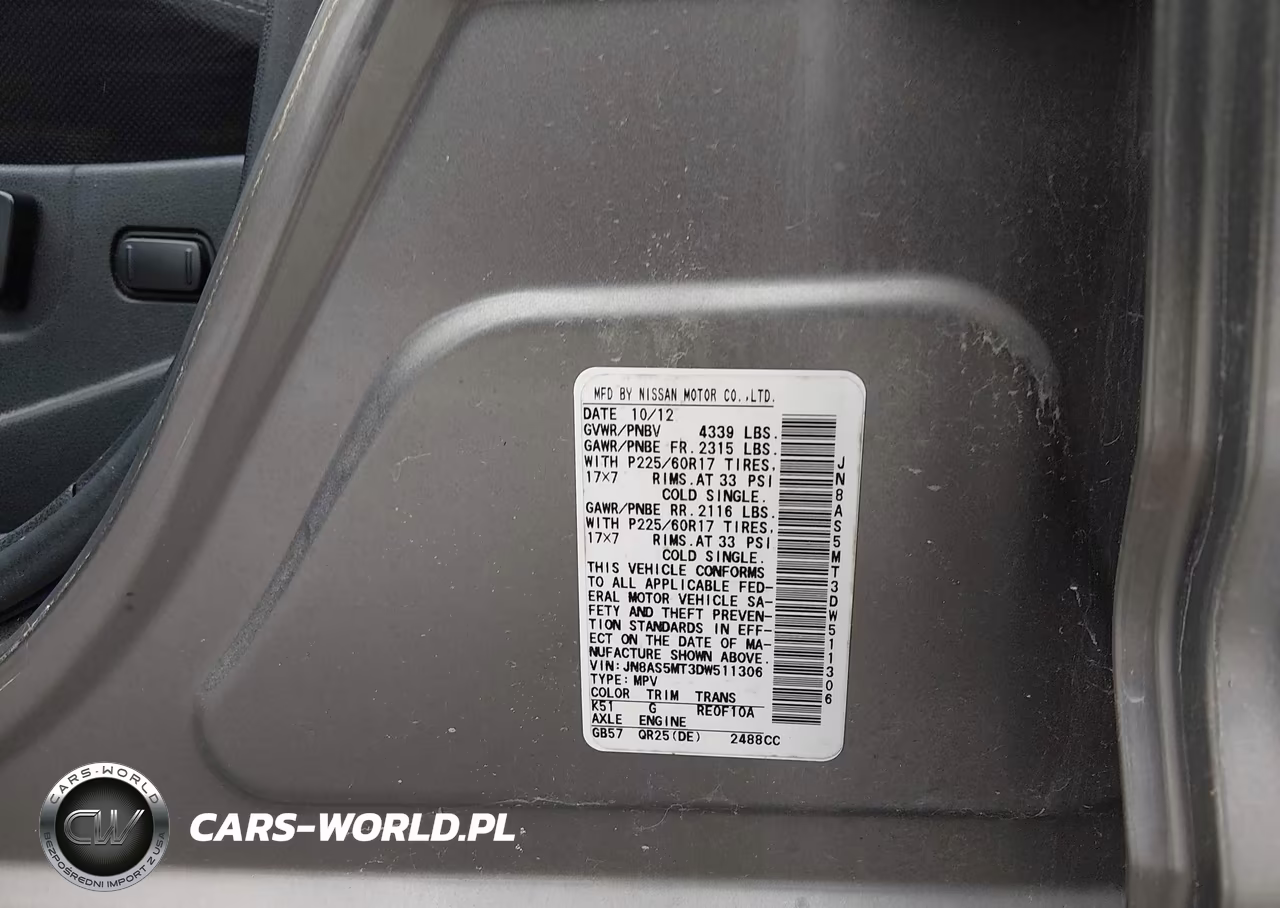 2013 Nissan Rogue S VIN:JN8AS5MT3DW511306 - 9