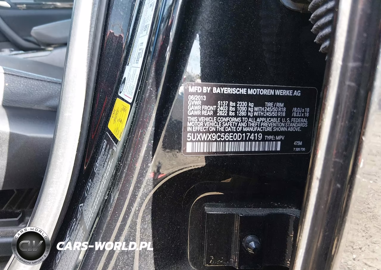 2014 BMW X3 xDrive28I VIN:5UXWX9C56E0D17419 - 9