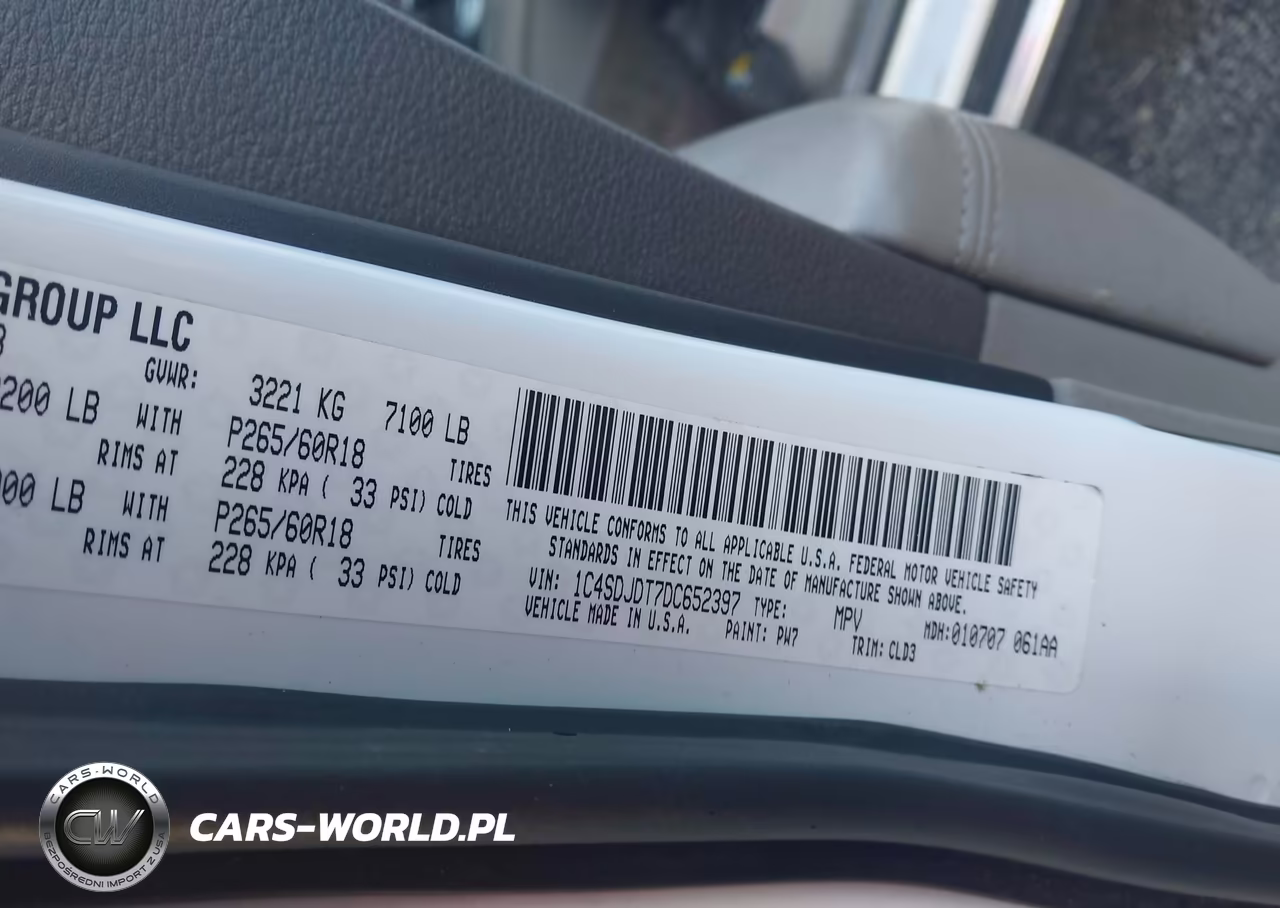 2013 Dodge Durango Crew VIN:1C4SDJDT7DC652397 - 9