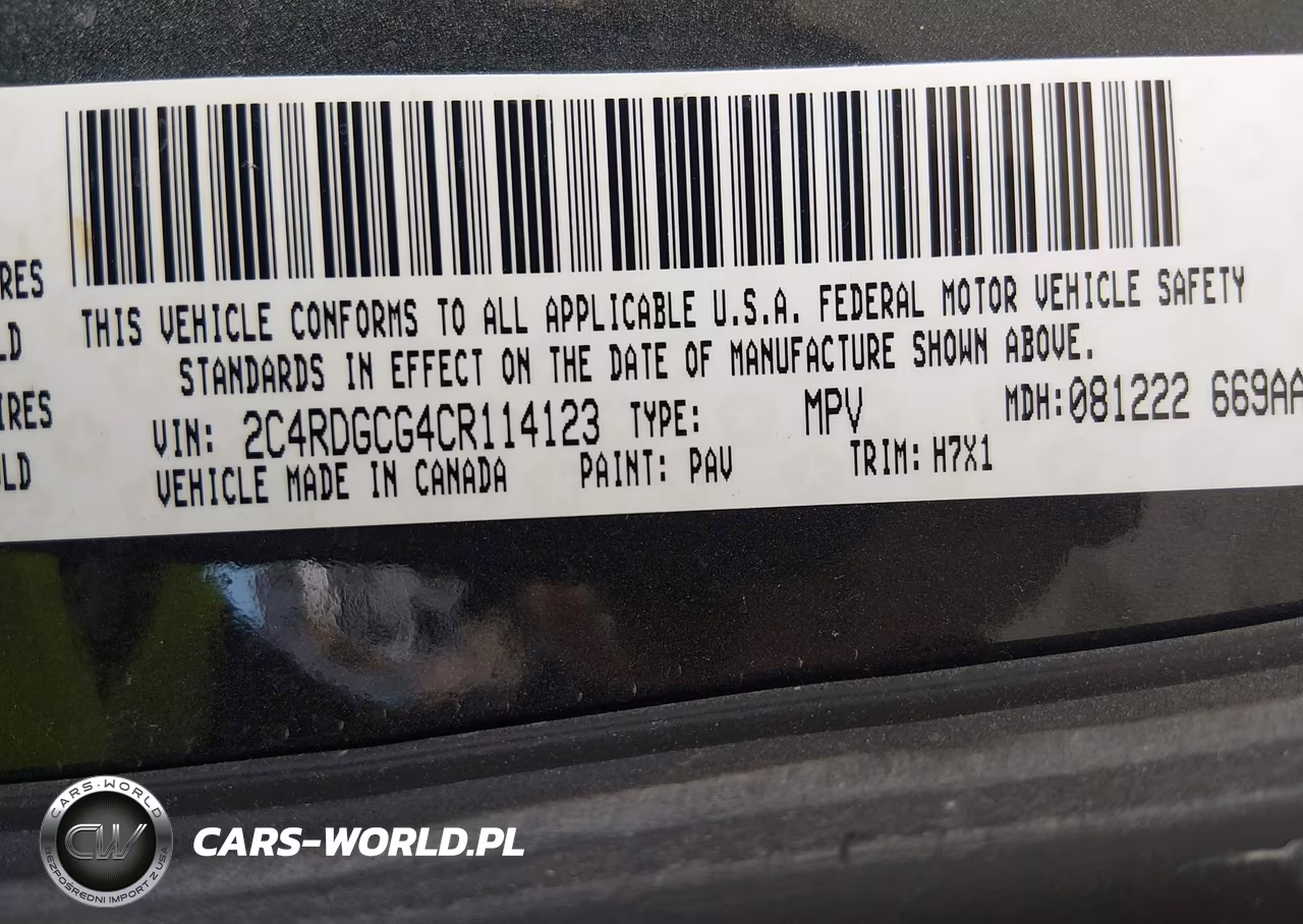 2012 Dodge Grand Caravan Sxt VIN:2C4RDGCG4CR114123 - 9