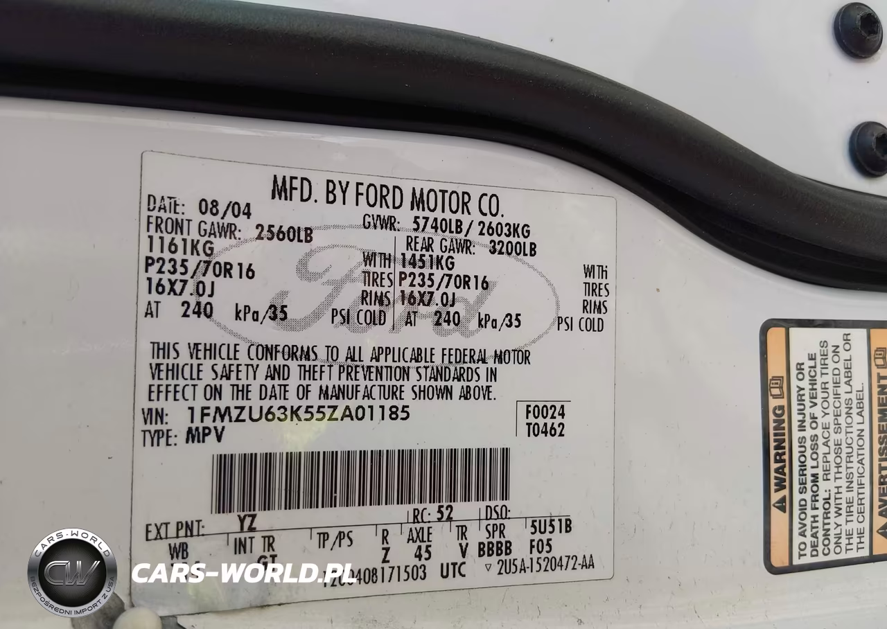 2005 Ford Explorer Xlt-Xlt Sport VIN:1FMZU63K55ZA01185 - 9