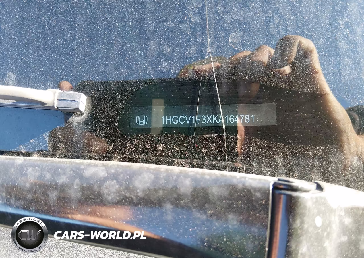 2019 Honda Accord Sport VIN:1HGCV1F3XKA164781 - 9