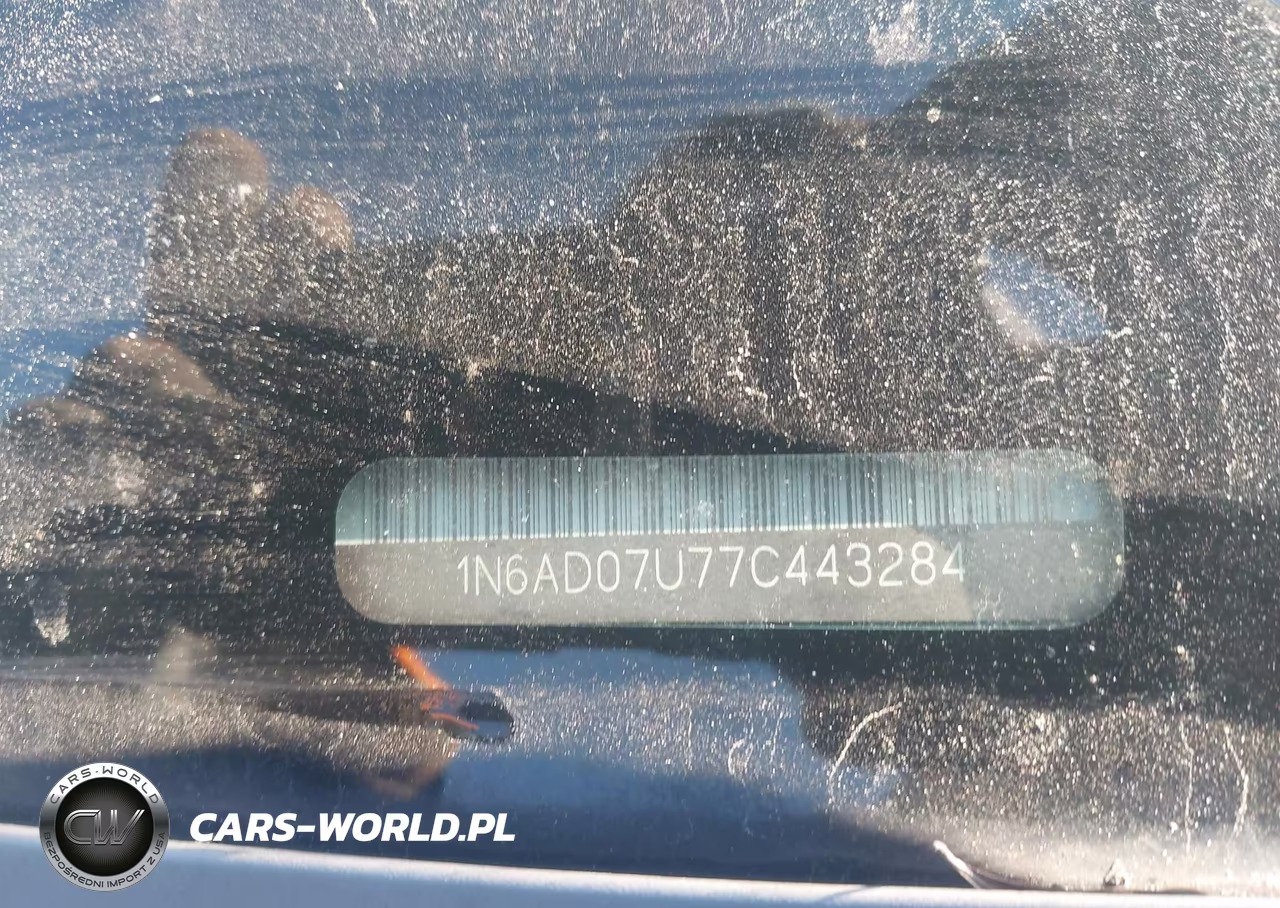 2007 Nissan Frontier Se VIN:1N6AD07U77C443284 - 12