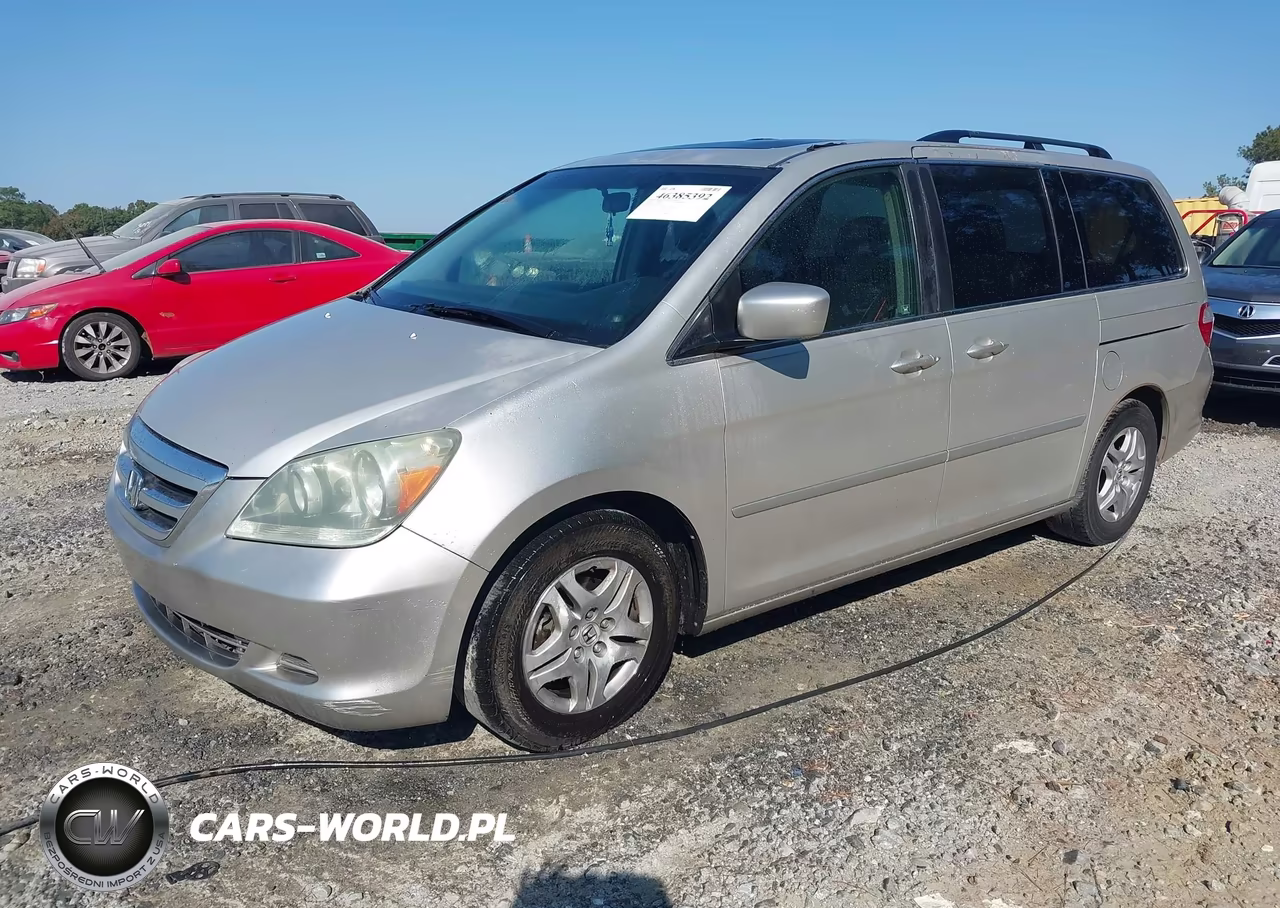 2005 Honda Odyssey Ex-L VIN:5FNRL38725B105052 - 2