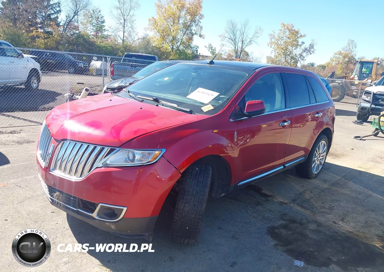 2011 Lincoln Mkx VIN:2LMDJ6JK7BBJ20543 - 2