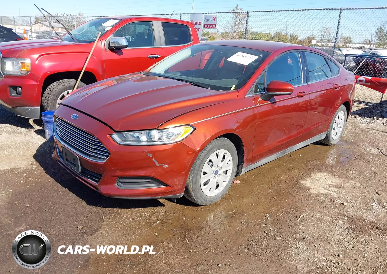 2014 Ford Fusion S VIN:3FA6P0G76ER127552 - 2