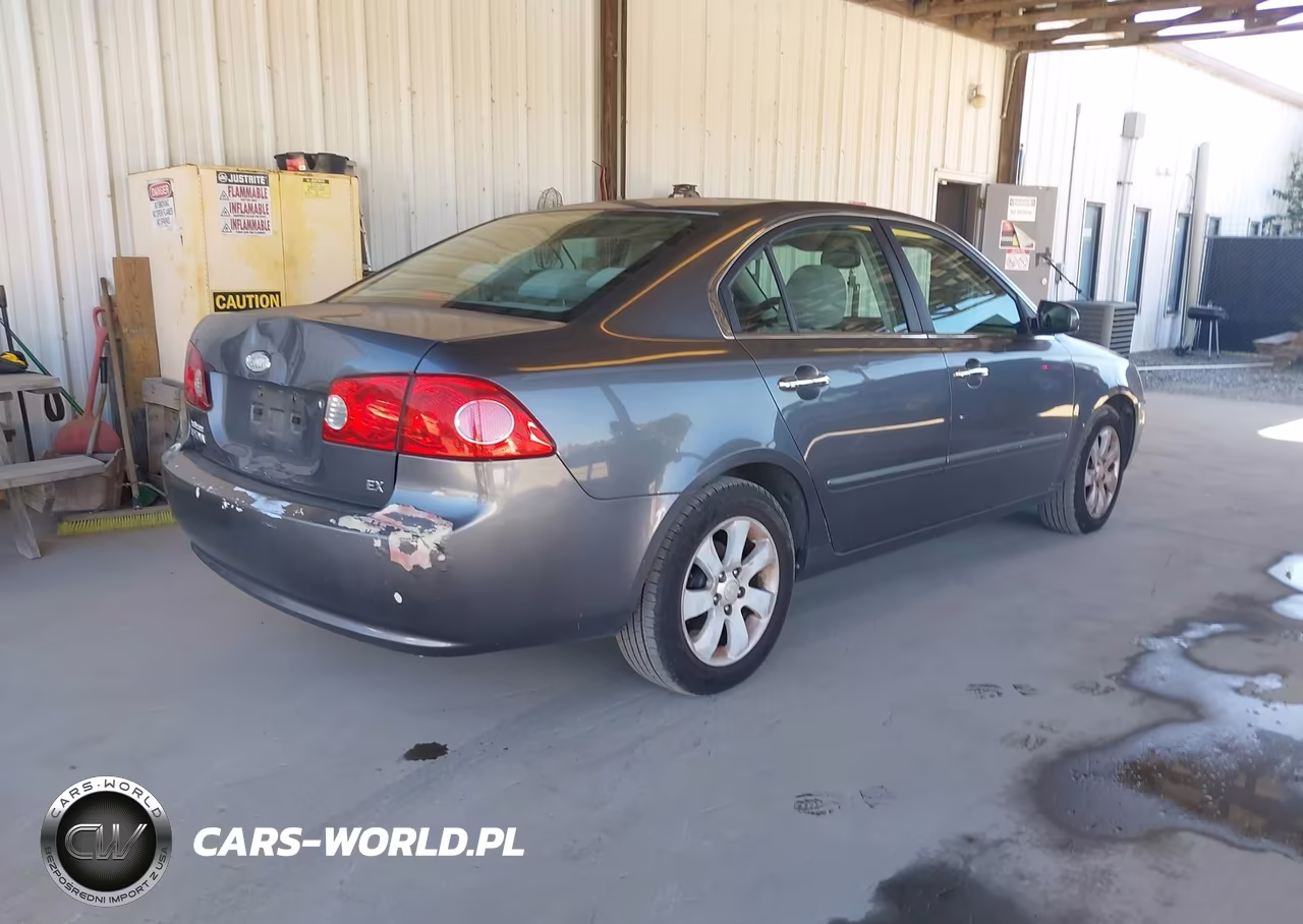 2007 Kia Optima Ex VIN:KNAGE123X75144968 - 4