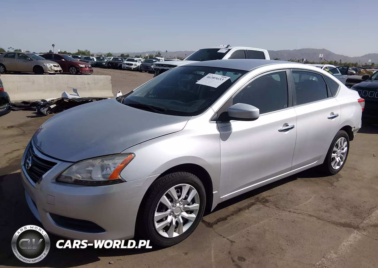 2014 Nissan Sentra Sv VIN:3N1AB7APXEL676813 - 2