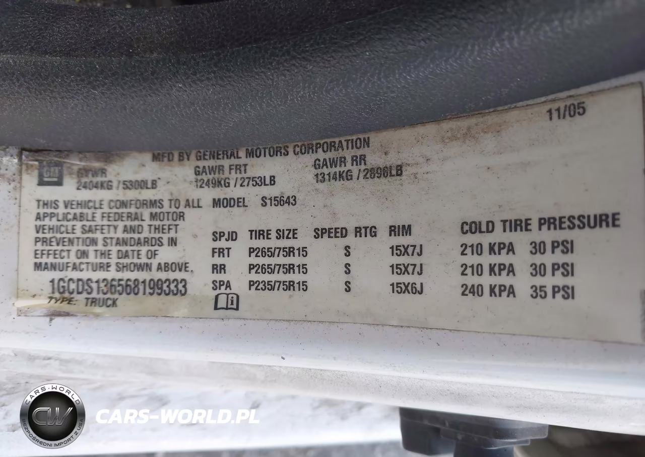2006 Chevrolet Colorado Lt VIN:1GCDS136568199333 - 9