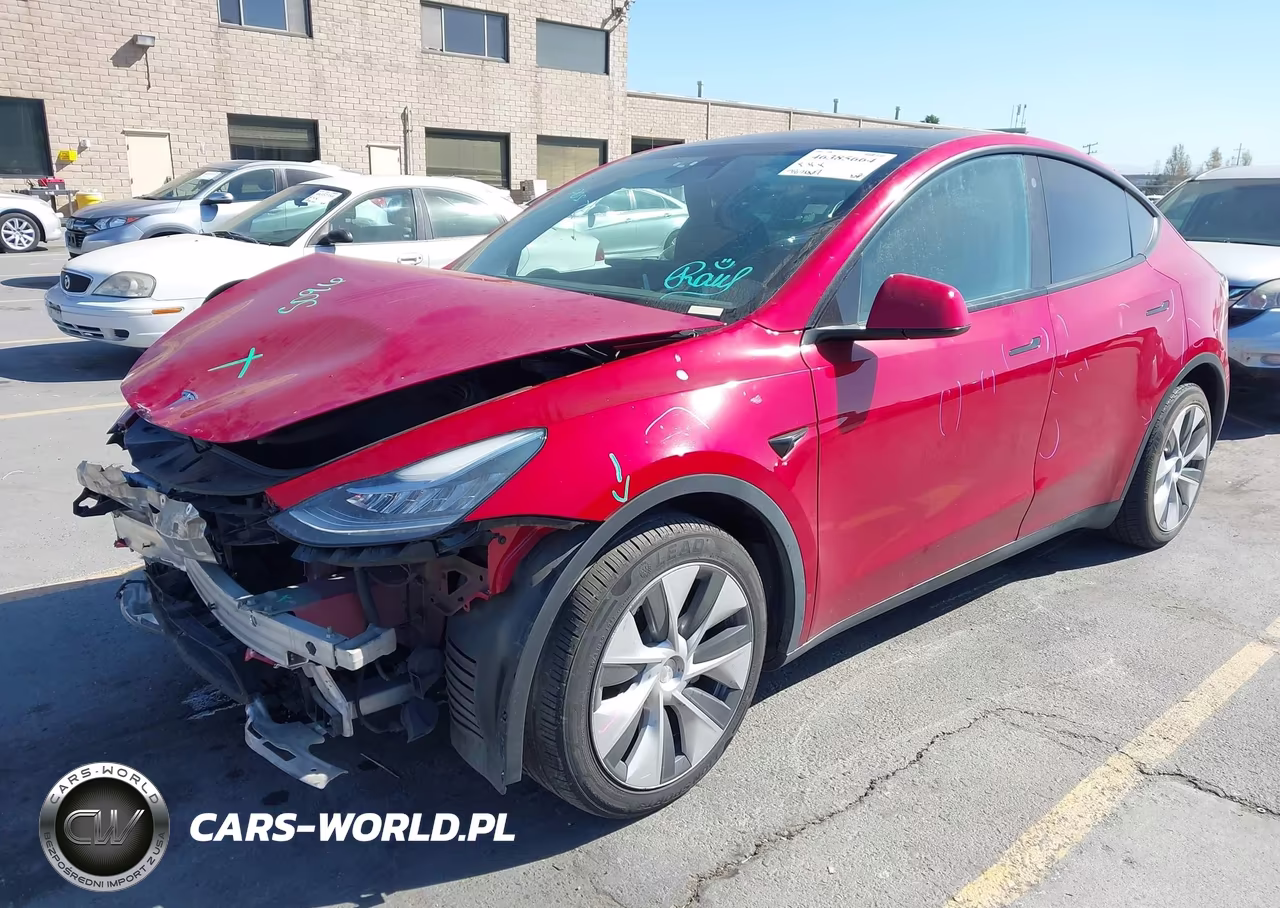 2021 Tesla Model Y Long Range Dual Motor All-Wheel Drive VIN:5YJYGDEEXMF217640 - 2