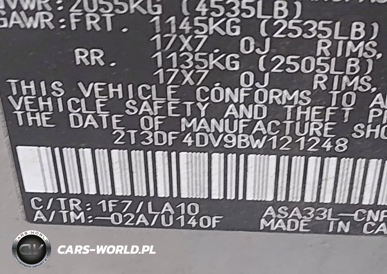 2011 Toyota Rav4 Limited VIN:2T3DF4DV9BW121248 - 9