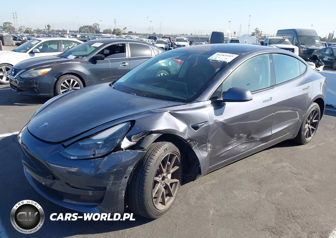2021 Tesla Model 3 Standard Range Plus Rear-Wheel Drive VIN:5YJ3E1EA0MF074743 - 2