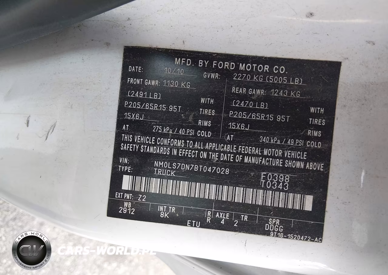 2011 Ford Transit Connect Xlt VIN:NM0LS7DN7BT047028 - 9