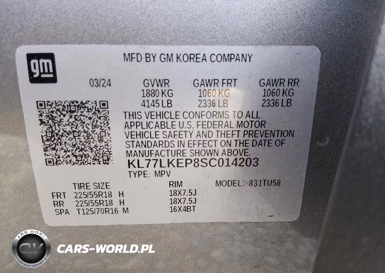 2025 Chevrolet Trax Fwd Activ VIN:KL77LKEP8SC014203 - 9