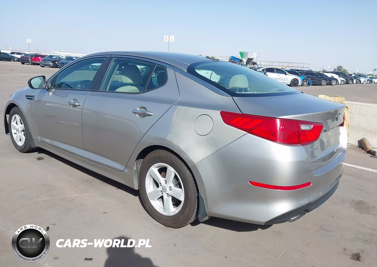 2015 Kia Optima Lx VIN:KNAGM4A72F5571553 - 3