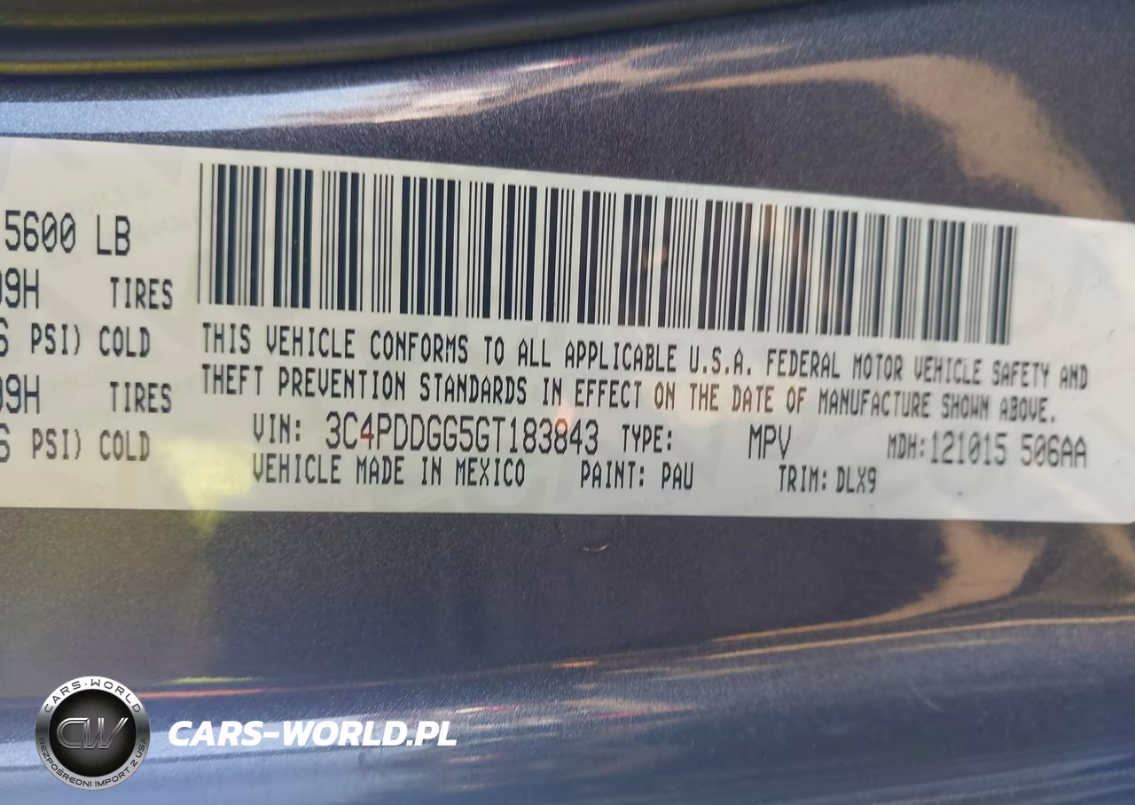 2016 Dodge Journey Crossroad Plus VIN:3C4PDDGG5GT183843 - 9