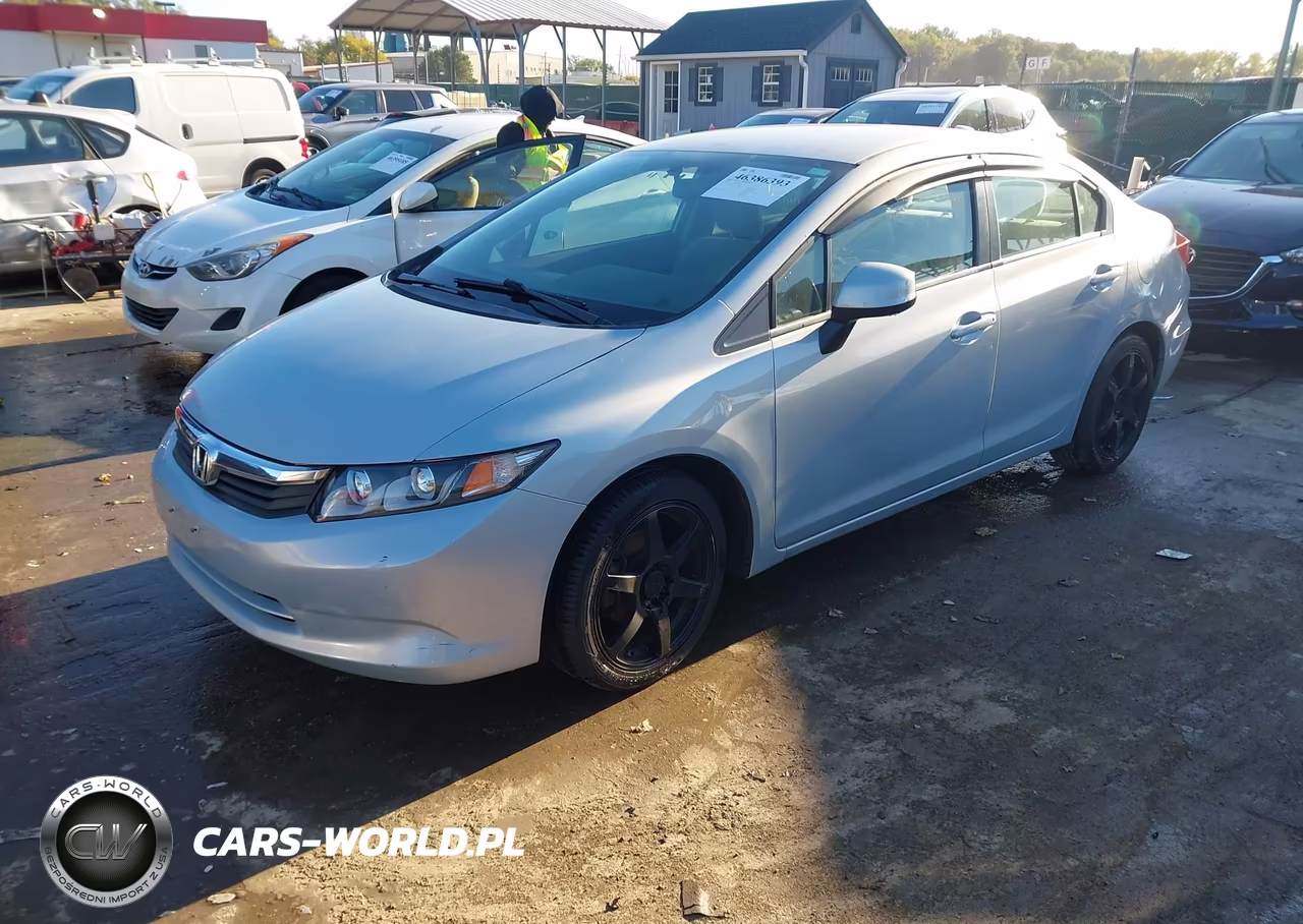 2012 Honda Civic Lx VIN:2HGFB2F58CH577024 - 2