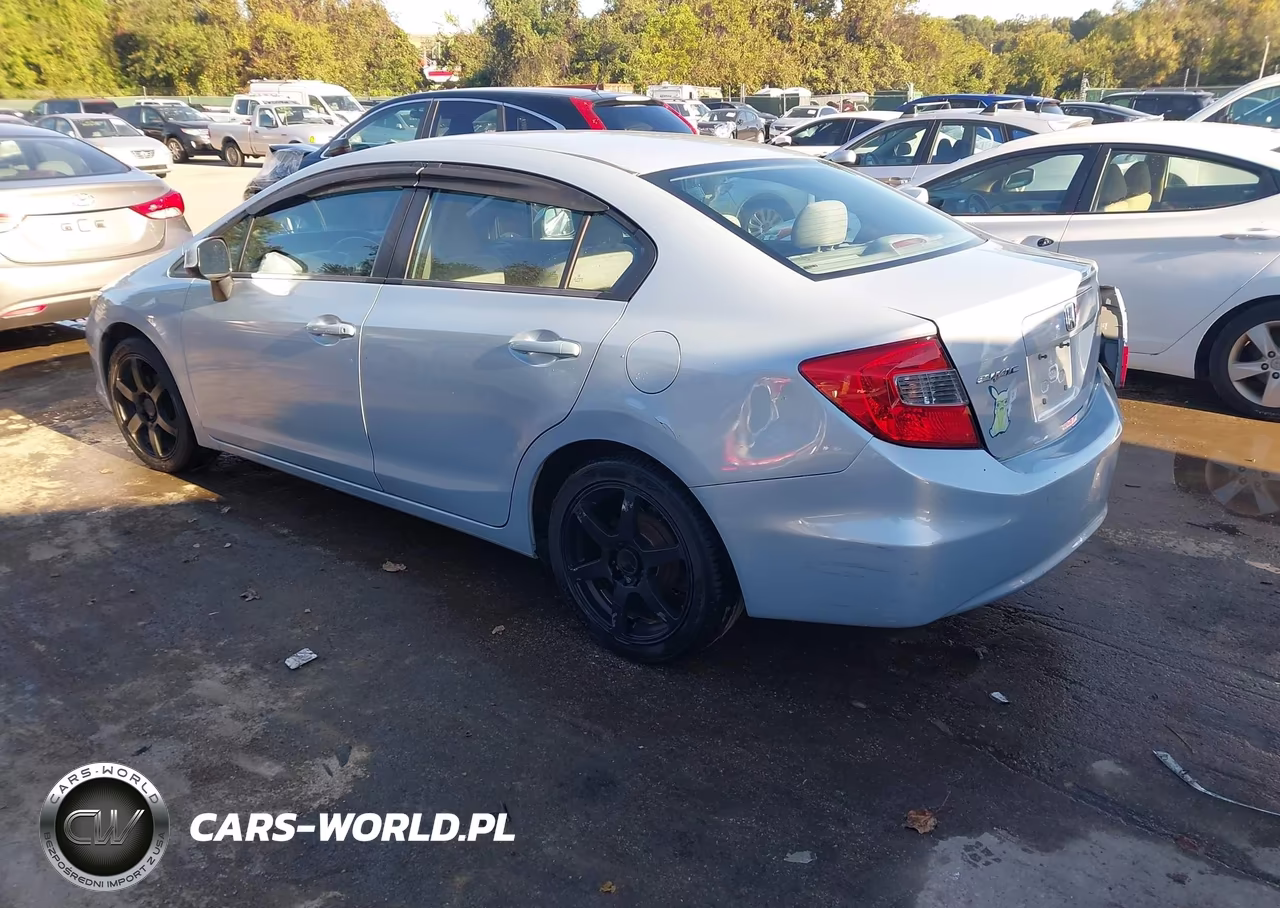 2012 Honda Civic Lx VIN:2HGFB2F58CH577024 - 3