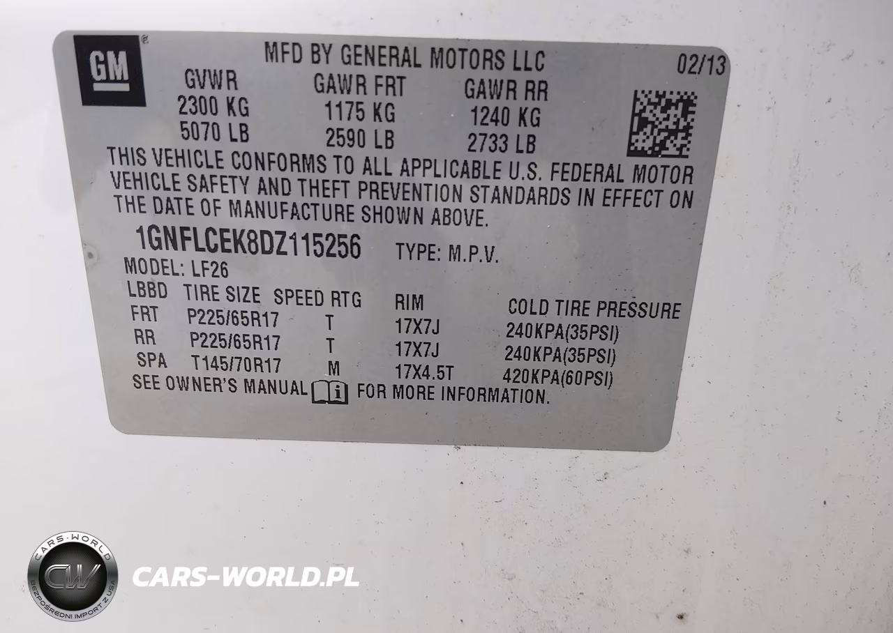 2013 Chevrolet Equinox Ls VIN:1GNFLCEK8DZ115256 - 9