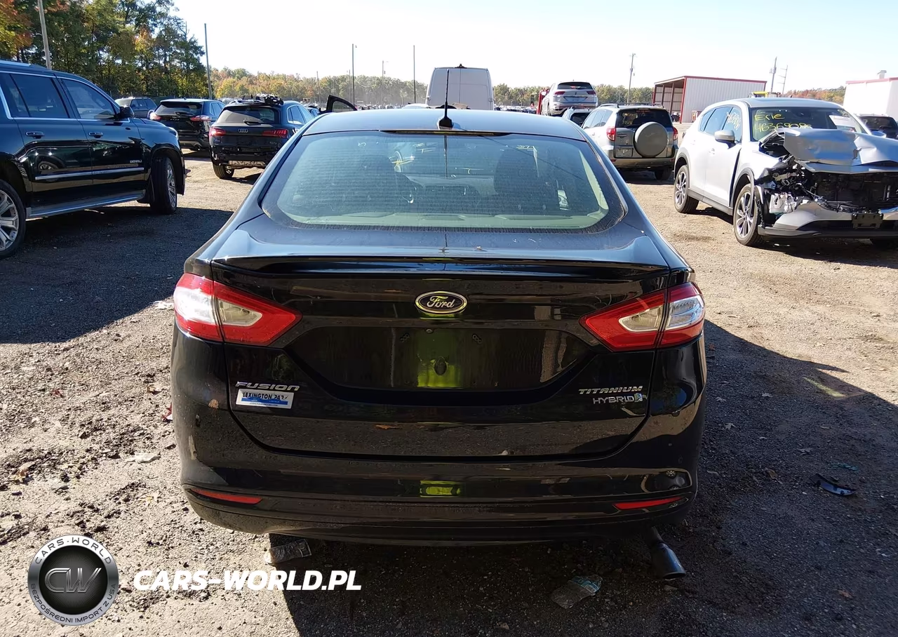 2016 Ford Fusion Hybrid Titanium VIN:3FA6P0RU4GR244357 - 16