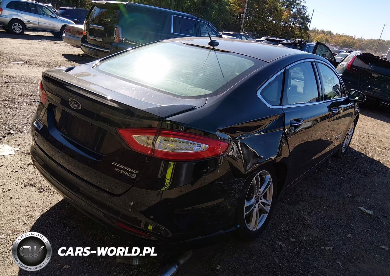 2016 Ford Fusion Hybrid Titanium VIN:3FA6P0RU4GR244357 - 4