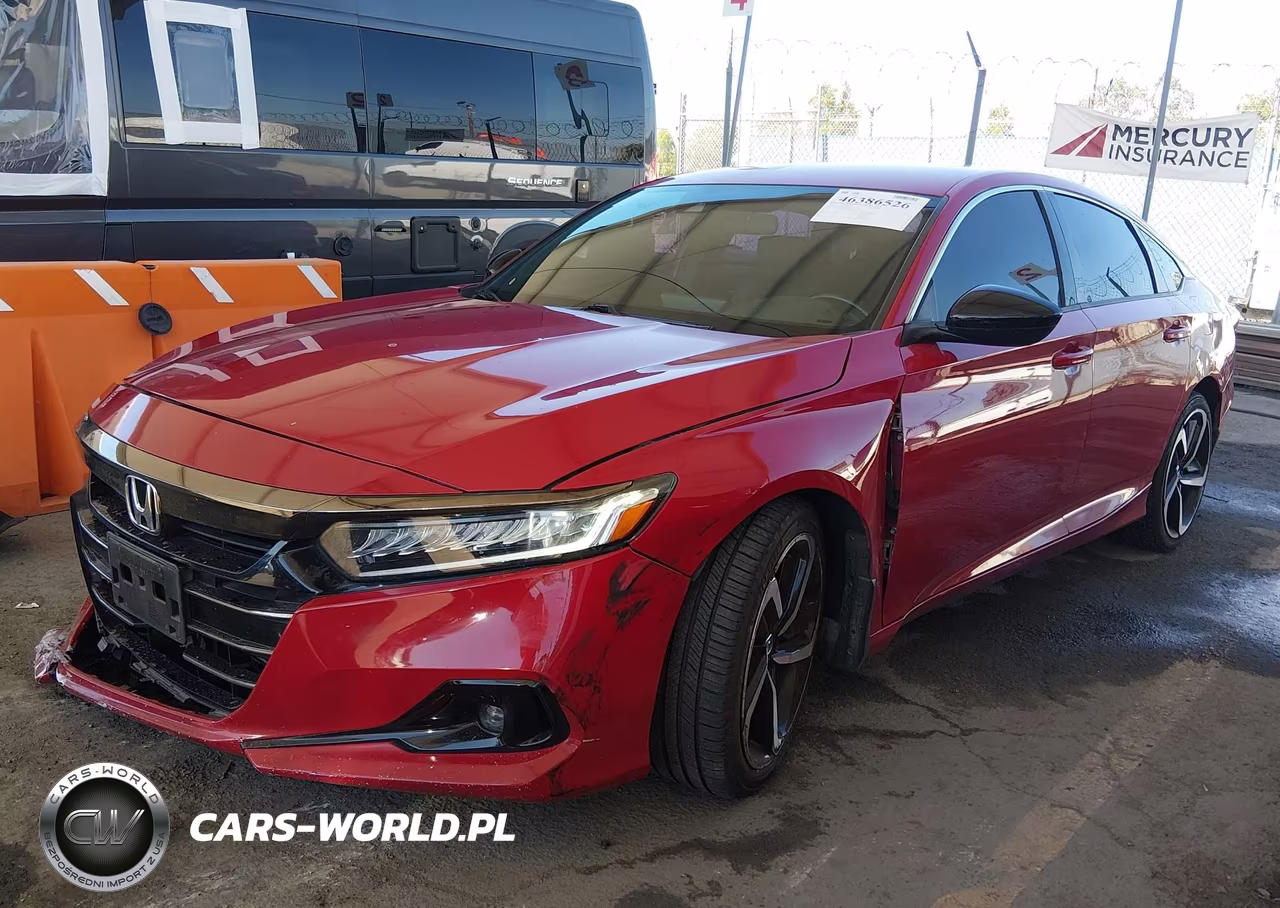2021 Honda Accord Sport VIN:1HGCV1F37MA098712 - 2