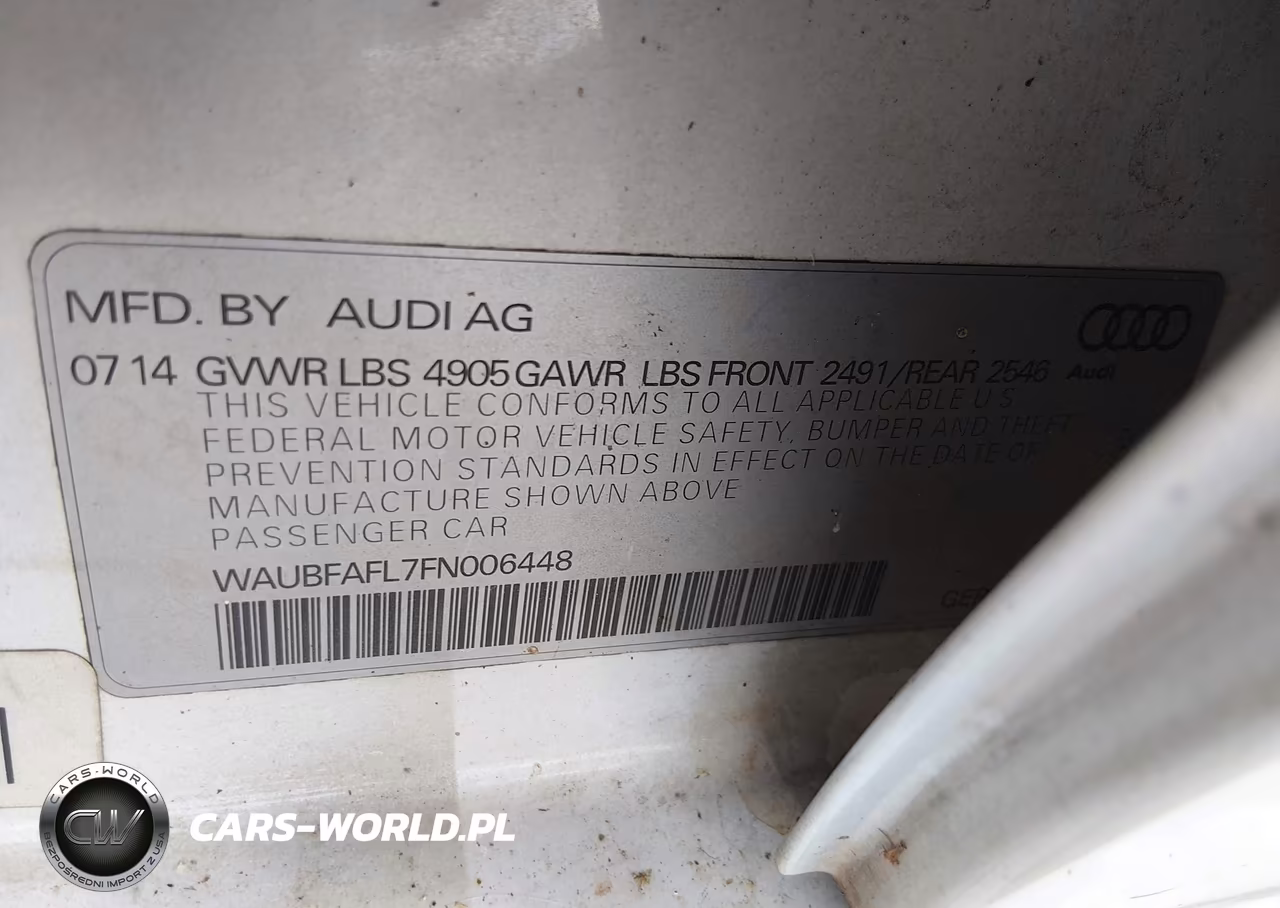 2015 Audi A4 2.0T Premium VIN:WAUBFAFL7FN006448 - 9
