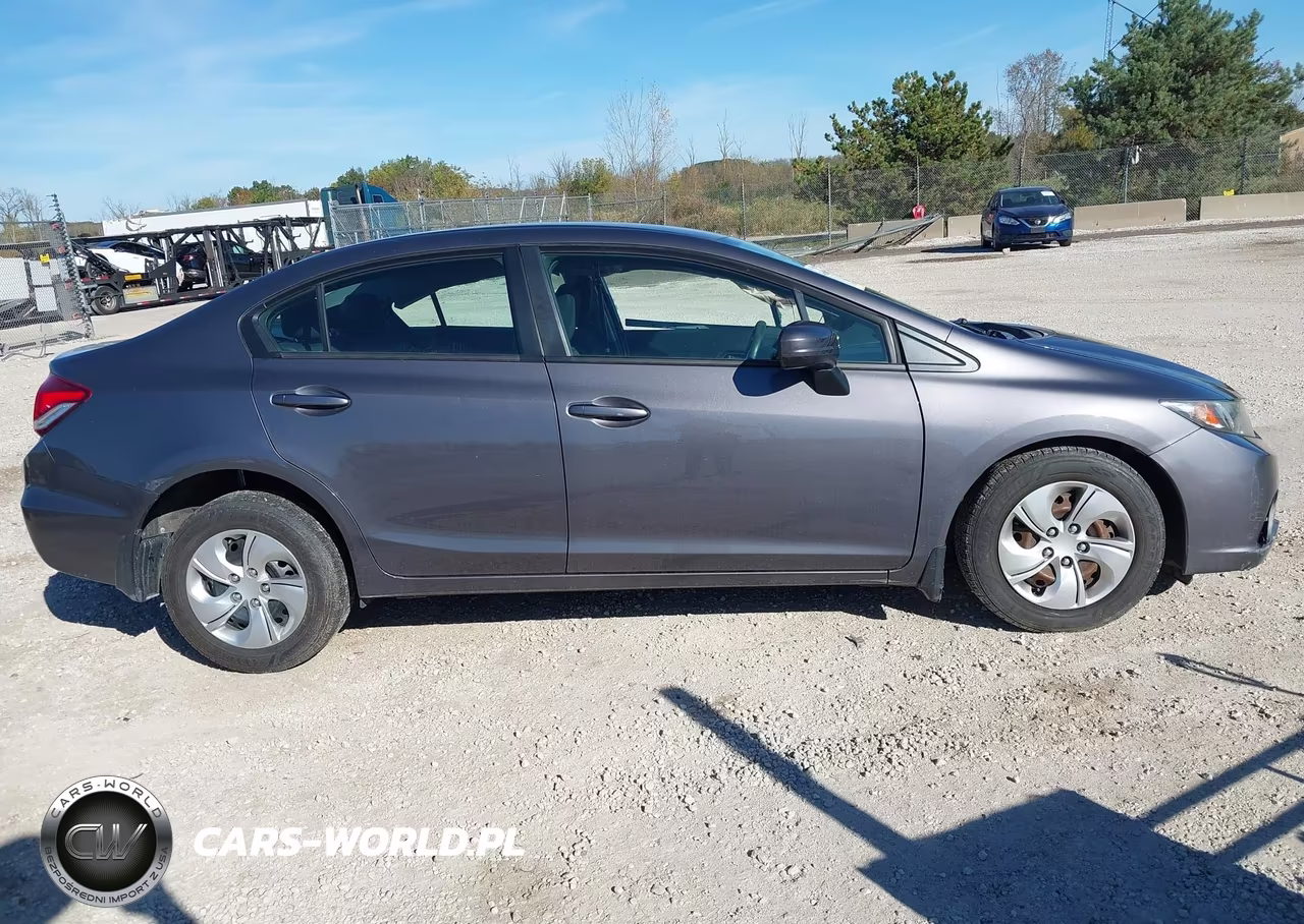 2014 Honda Civic Lx VIN:19XFB2F55EE010122 - 13